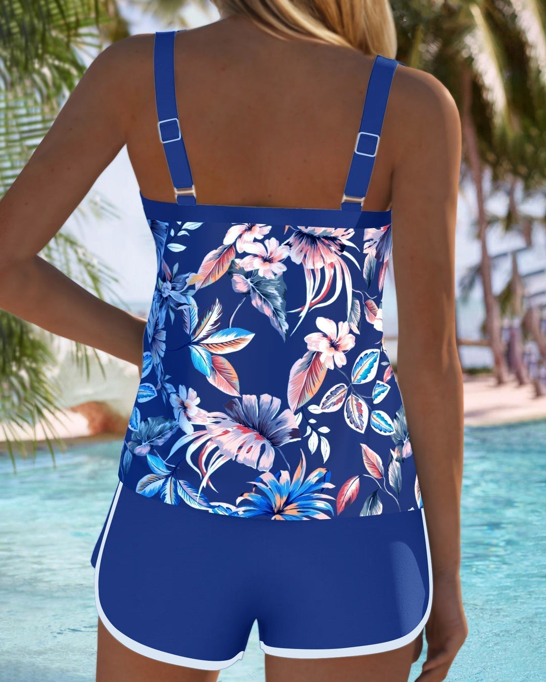 Imke | Tankini sans manches imprimé