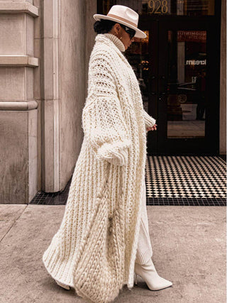 Ivory™| Manteau en tricot