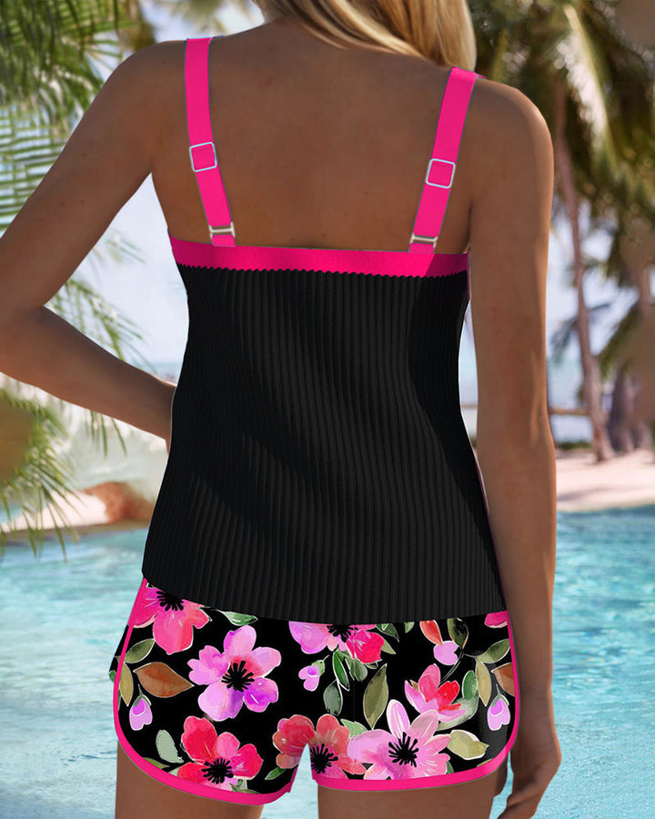 Laluna® | Ensemble Tankini Élégant en Deux Pièces