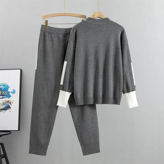 Airan | Ensemble pull à col rond et pantalon de jogging