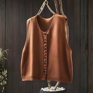Bridget | Gilet en tricot avec décolleté en V