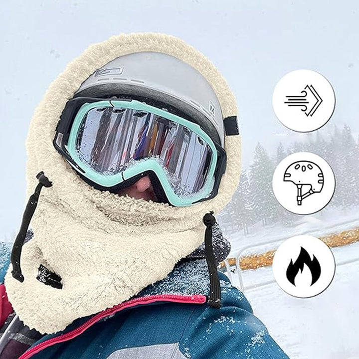 Maski | Masque à capuche en polaire thermique pour l'hiver