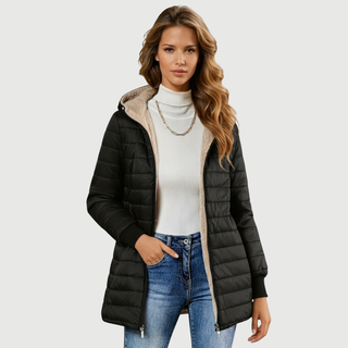 Arriane | Manteau d'hiver à capuche avec doublure en polaire