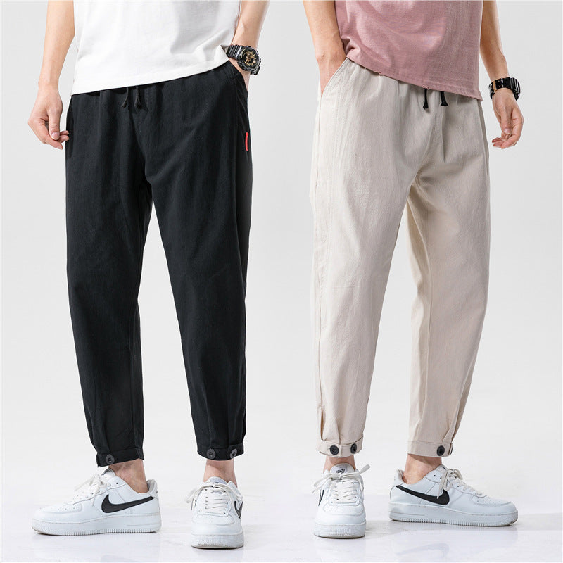 Theo - Pantalons Ajustés en Coton
