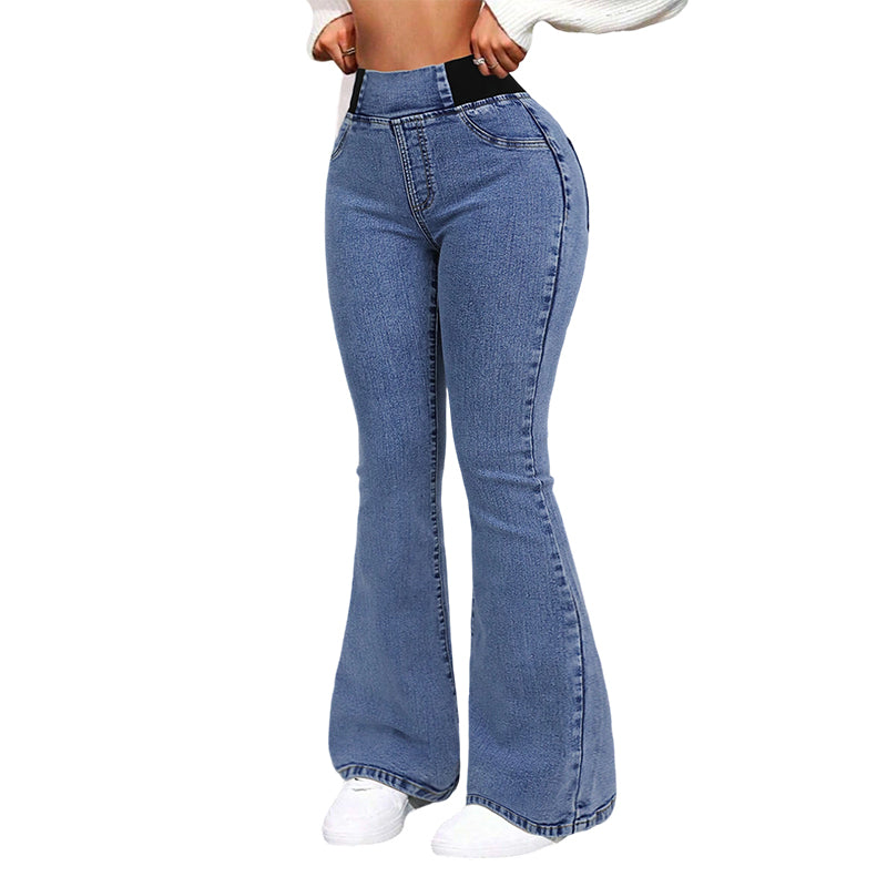 Jeans Stretch Taille Haute pour Femmes