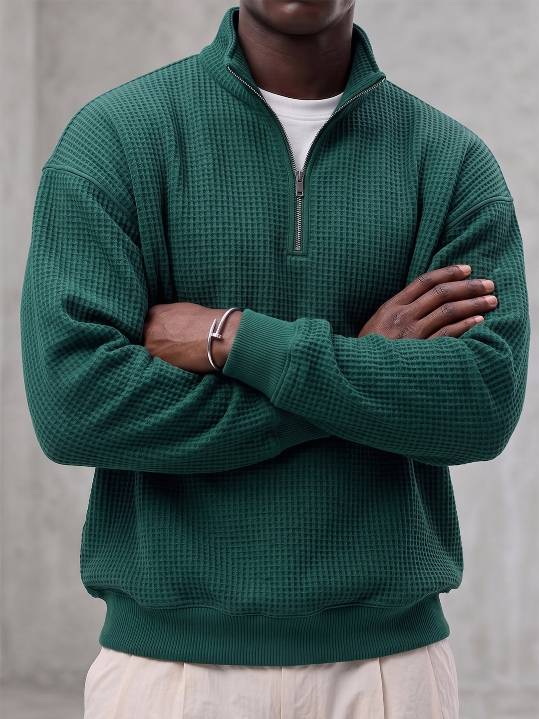 Raphaël™ | Pull Élégant à Col Zippé