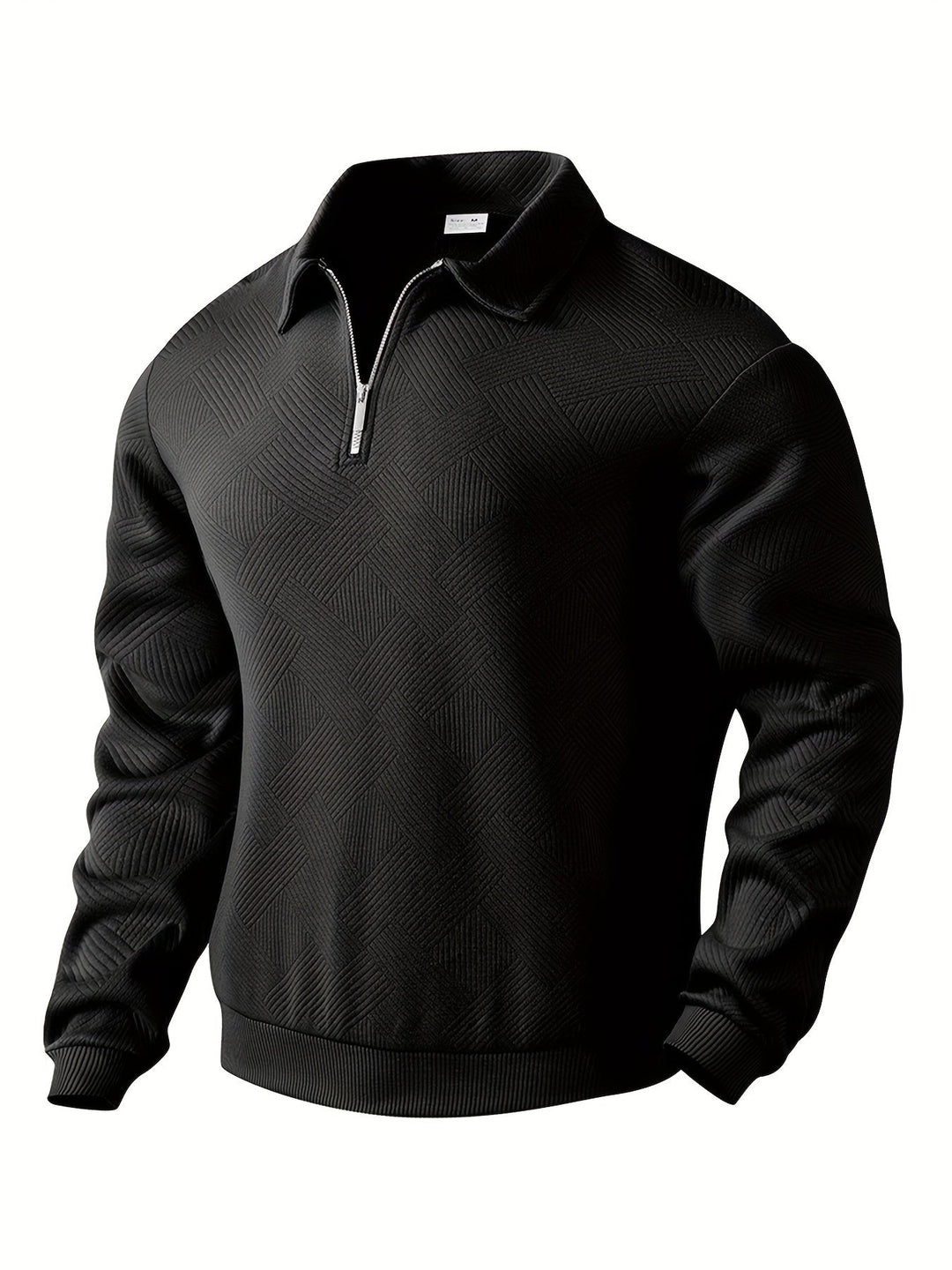 Alvarez | Chemise polo à manches longues avec demi-fermeture éclair