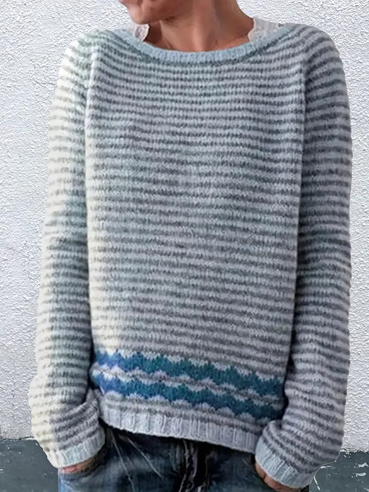 Karylle | Pull en Tricot Rayé