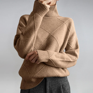 Lauren™ | Pull Col Roulé Luxe