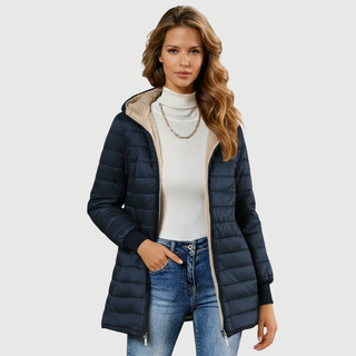 Arriane | Manteau d'hiver à capuche avec doublure en polaire