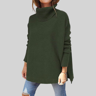 ANNELISE I Pull Oversize avec Col Roulé