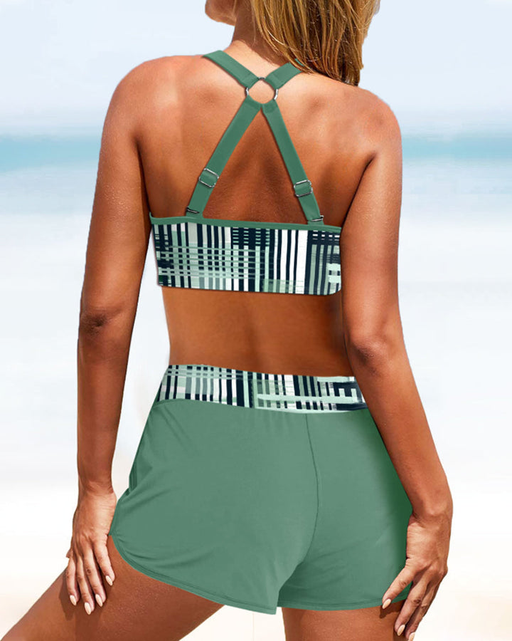 Janette - Bikini à taille haute en rib