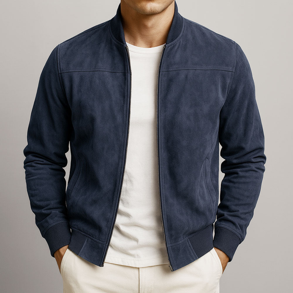 Kaltberg | Veste en daim pour hommes
