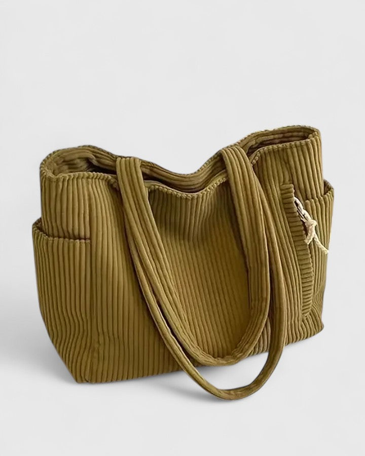 Liorane | Sac à côtes luxueux avec détails en cordon
