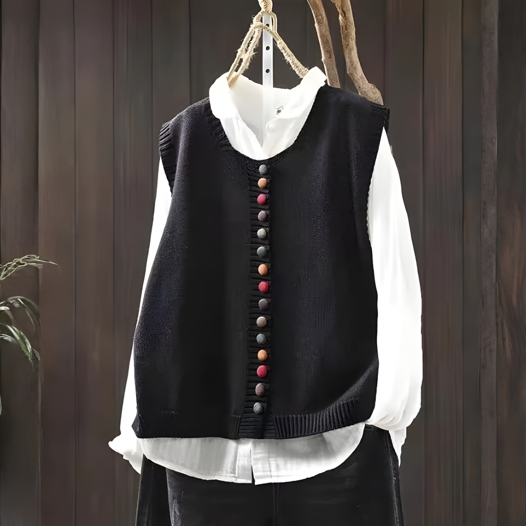 Bridget | Gilet en tricot avec décolleté en V