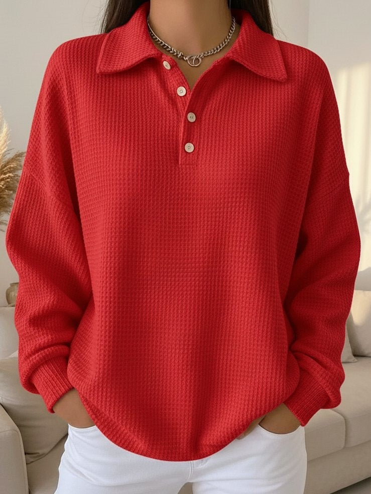 Mylene | Pull Polo Structuré