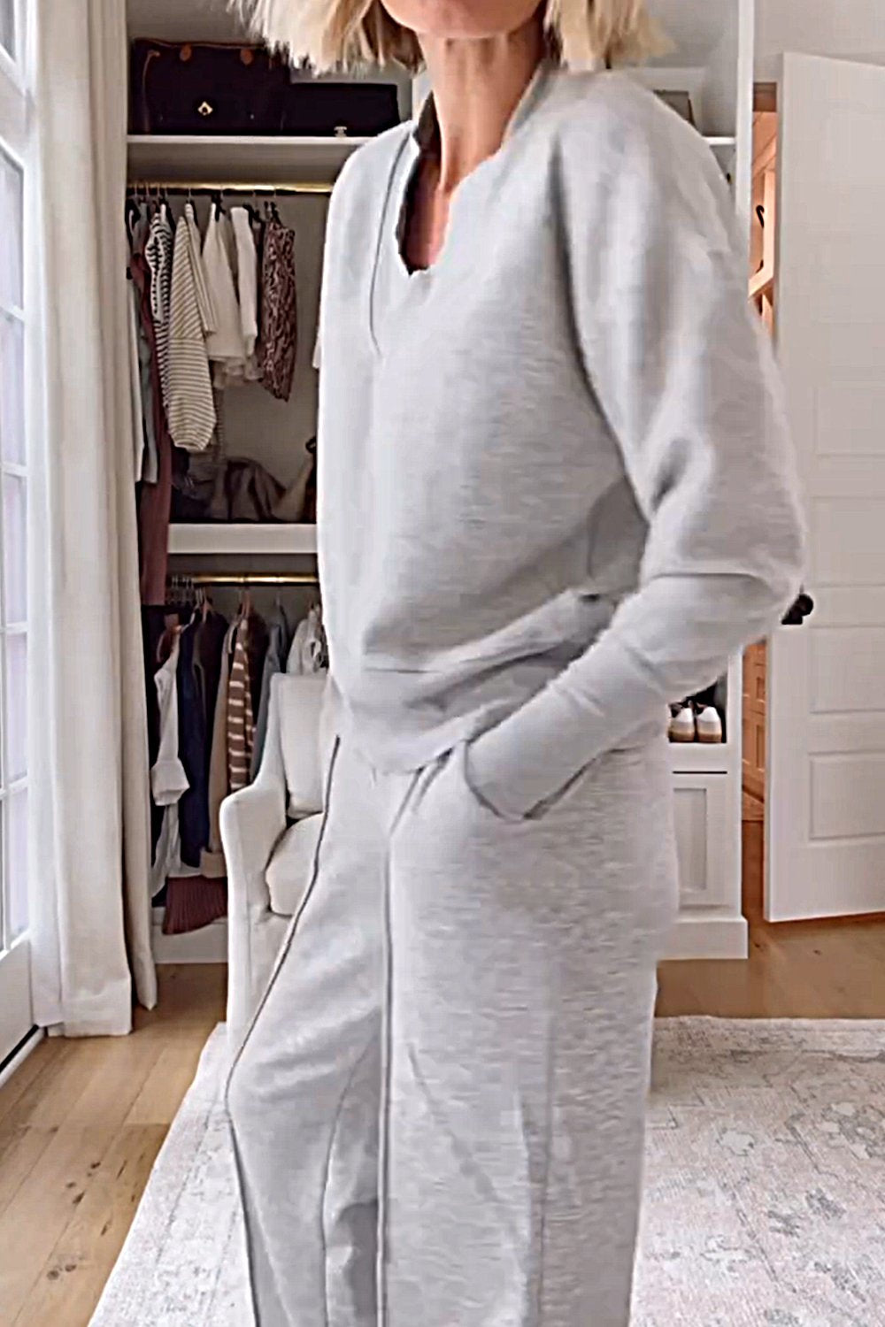 Rianne | Ensemble deux pièces avec design à col en V