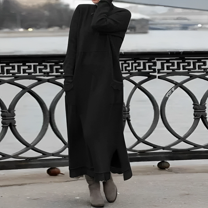 Gerda™| Robe en tricot longue