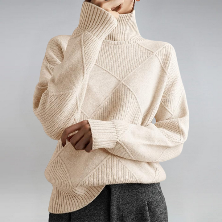 Lauren™ | Pull Col Roulé Luxe