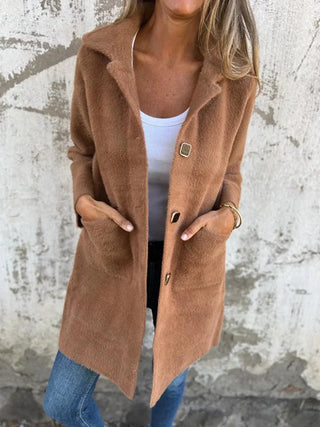Patricia | Cardigan long en tricot