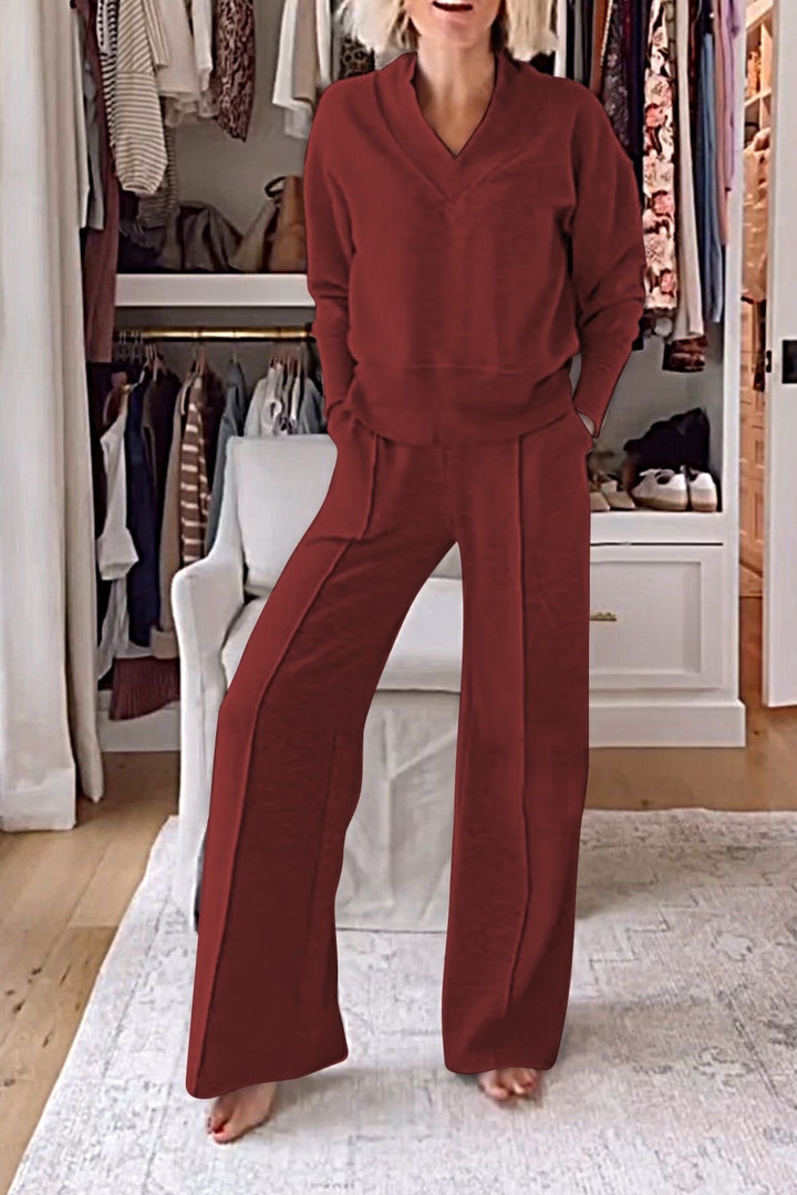 Rianne | Ensemble deux pièces avec design à col en V