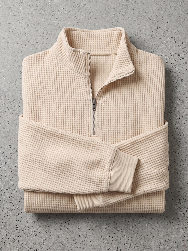 Raphaël™ | Pull Élégant à Col Zippé