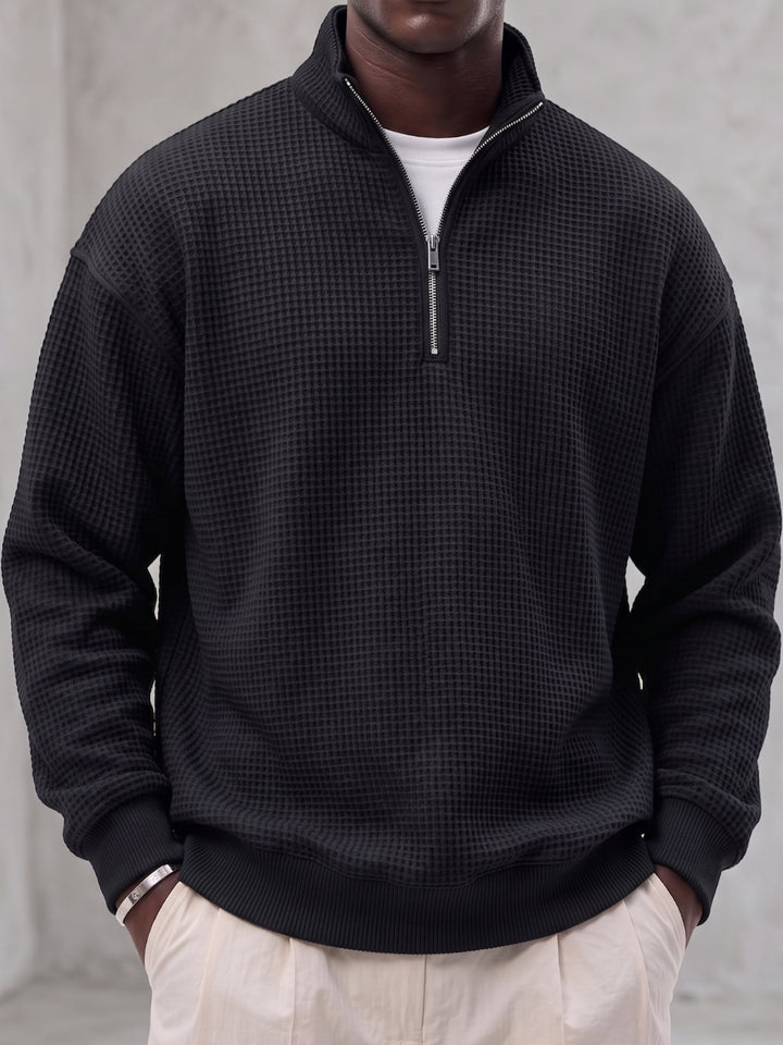 Raphaël™ | Pull Élégant à Col Zippé