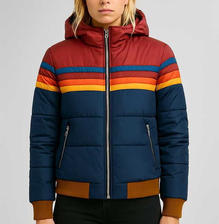 Adelle | Veste matelassée avec doublure et capuche