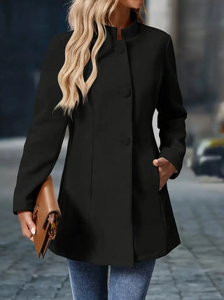 Carys | Veste Mi-Longue Boutonnée