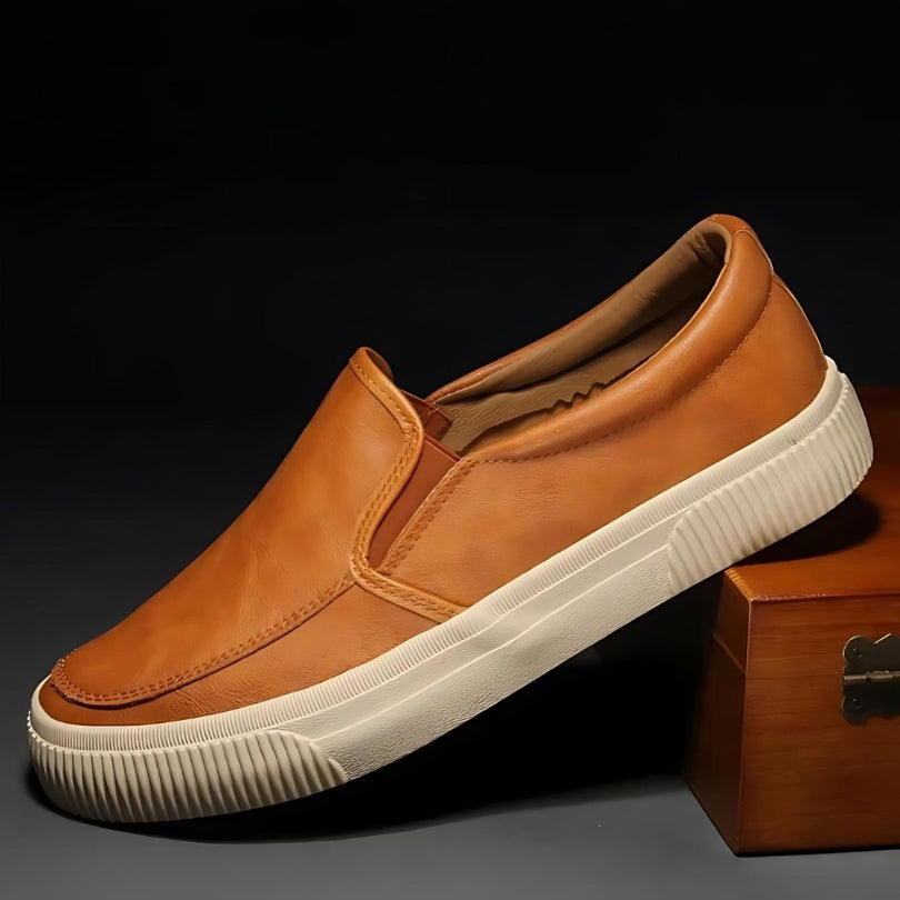 Boulevard Cuir Italien Slip-On