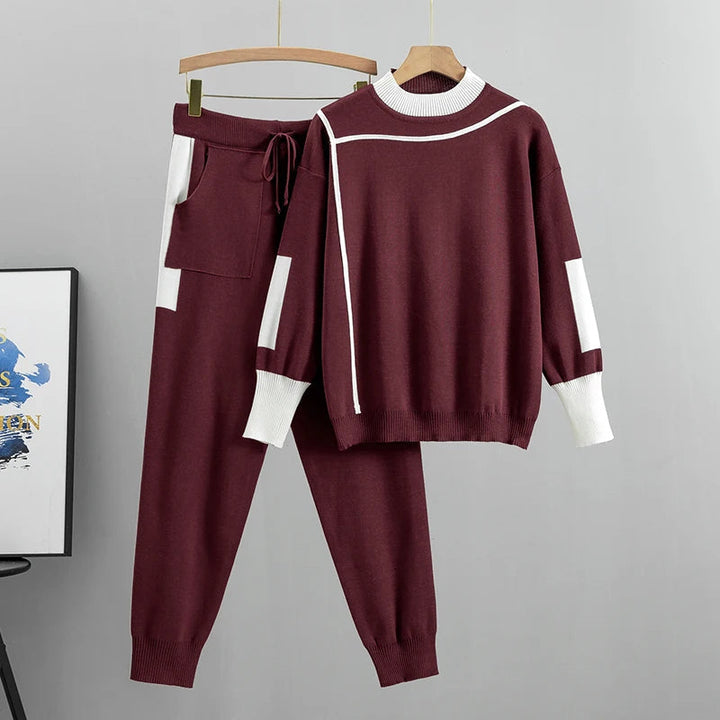 Airan | Ensemble pull à col rond et pantalon de jogging