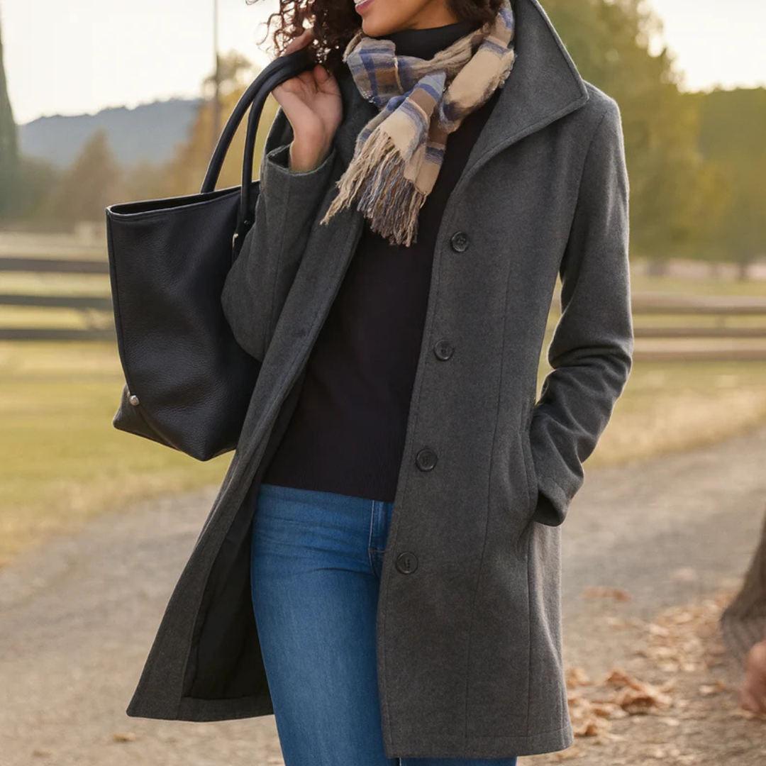 Hester | Manteau Classique Boutonné