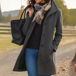 Hester | Manteau Classique Boutonné