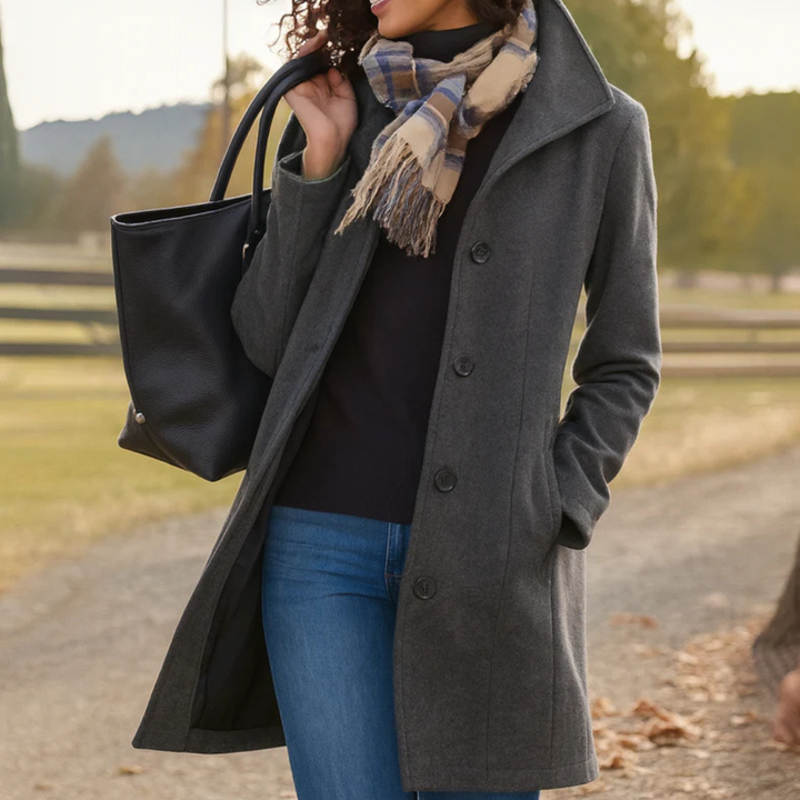Hester | Manteau Classique Boutonné