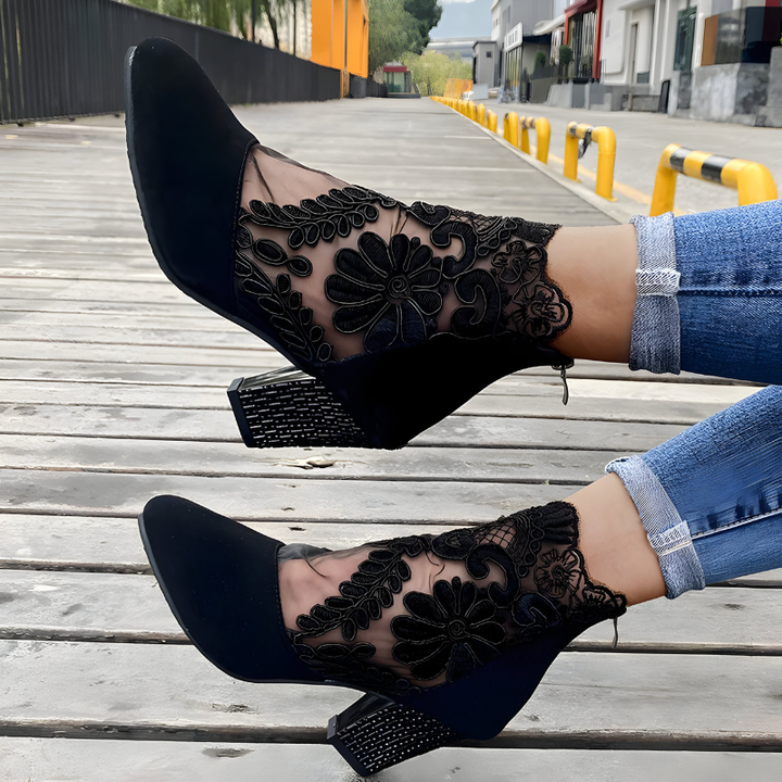 Norene™| Bottines en dentelle