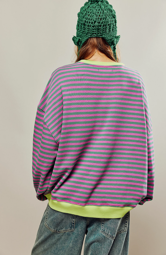MANA | Pull Oversized Rayé
