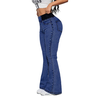 Jeans Stretch Taille Haute pour Femmes
