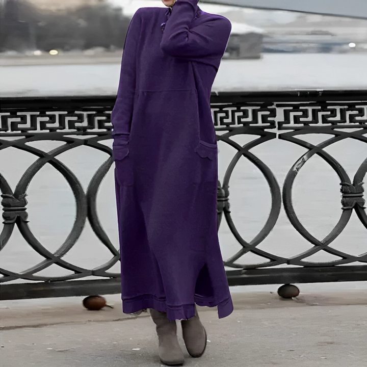 Gerda™| Robe en tricot longue