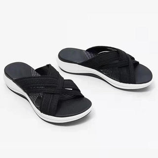 Aerynna™ | Sandales croisées de confort orthopédique
