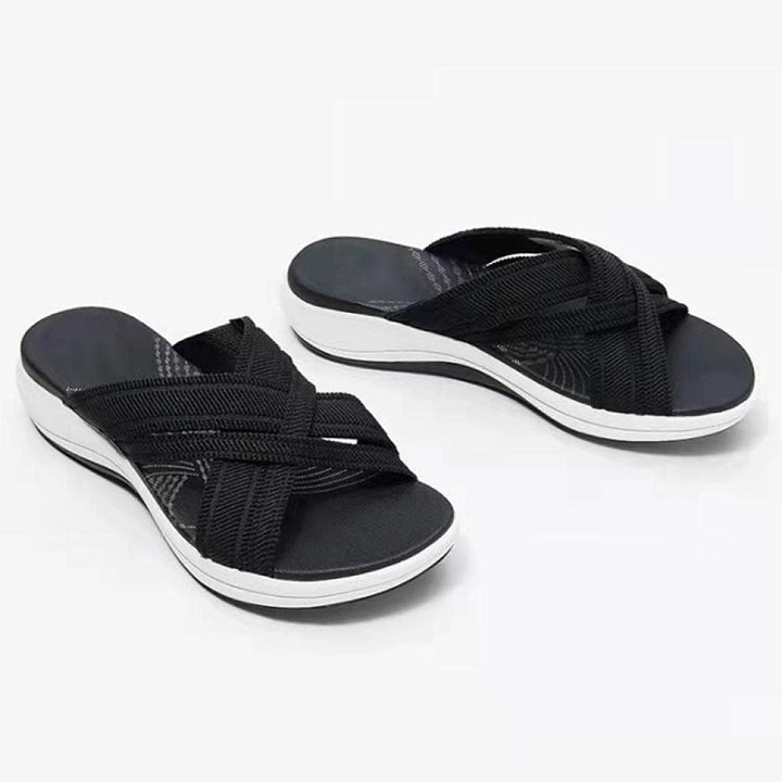 Aerynna™ | Sandales croisées de confort orthopédique