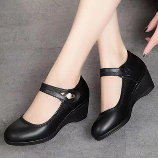 Amaya | Chaussures à talons en cuir avec bride à boucle