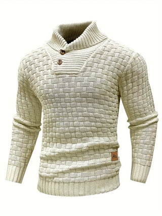 Jarren | Pull en maille slim fit avec col