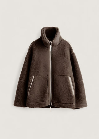Maxine | Veste teddy avec zip