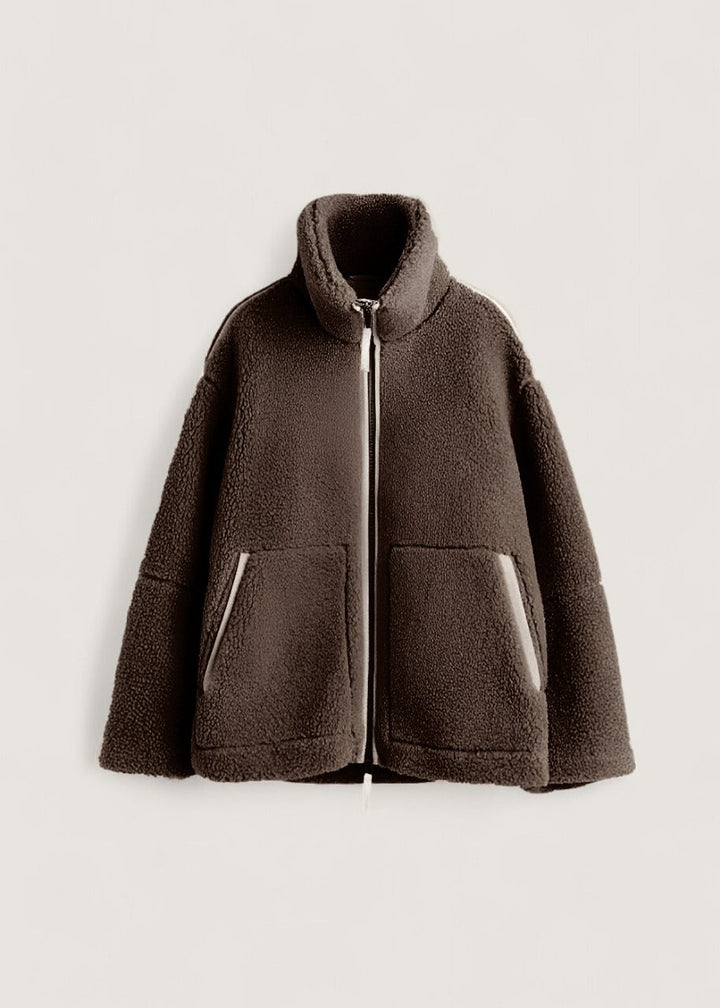 Maxine | Veste teddy avec zip