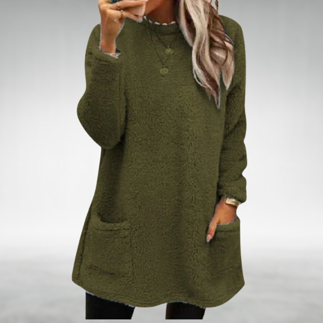 Aubrey | Pull en Fleece Long