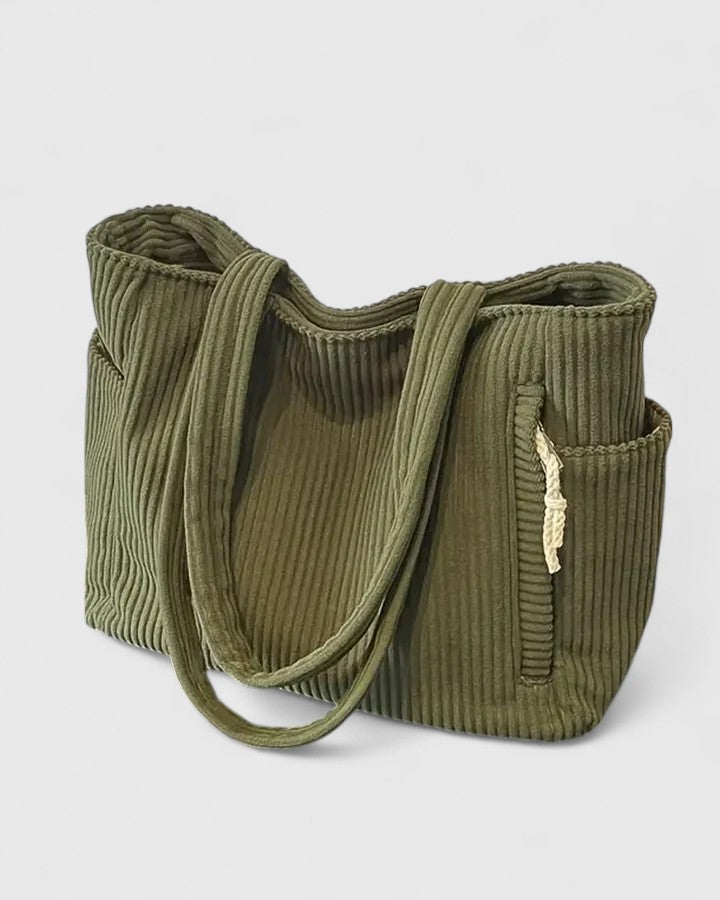 Liorane | Sac à côtes luxueux avec détails en cordon