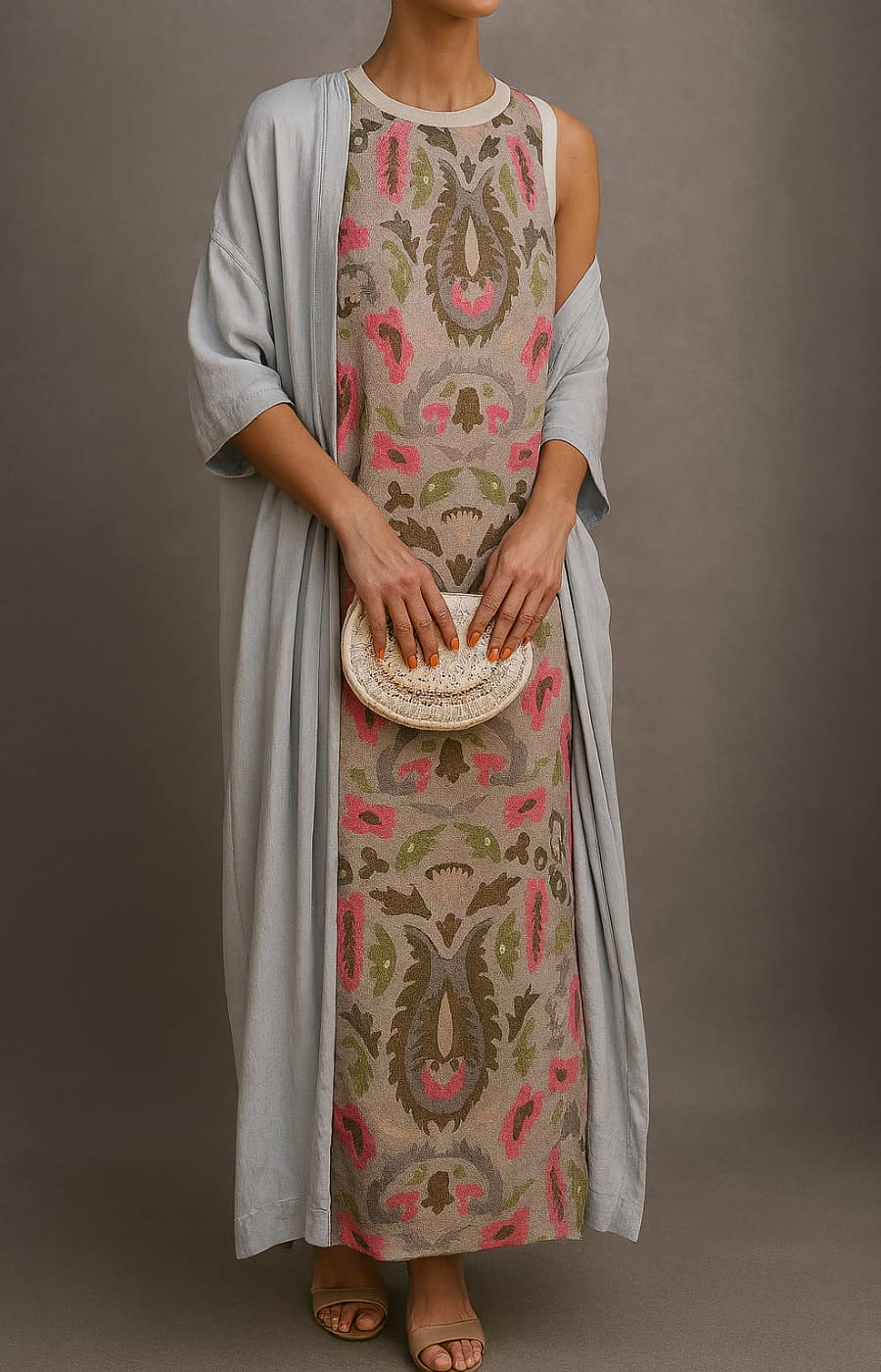 Tiril™| Robe avec Châle