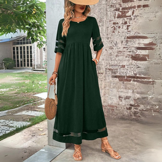 Aubrey™ – Robe midi sculptante avec couverture du ventre