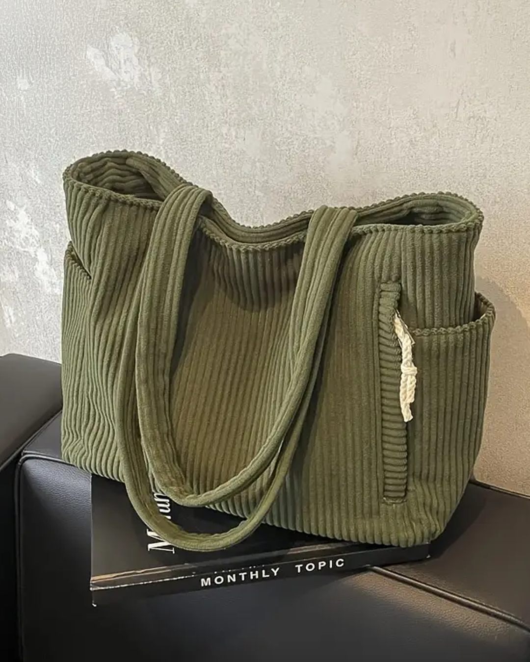 Biah | Sac à provisions en corduroy