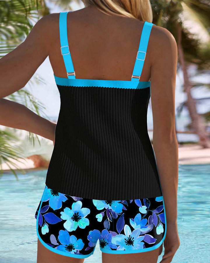 Laluna® | Ensemble Tankini Élégant en Deux Pièces